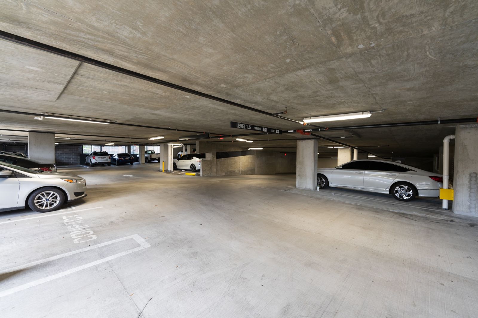 underground parking garage spelman off campus apartments